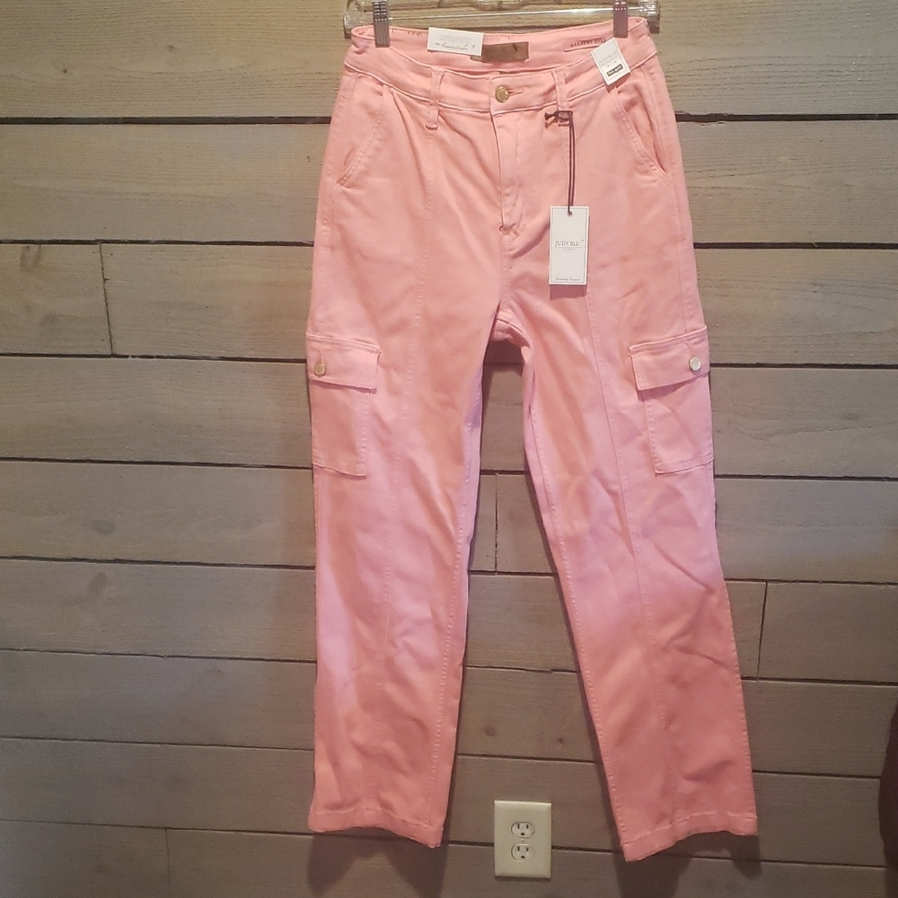 Judy Blue Pink Cargo Pants